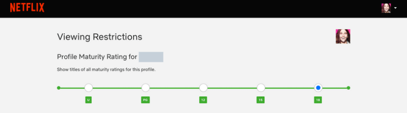 Netflix - Viewing restrictions